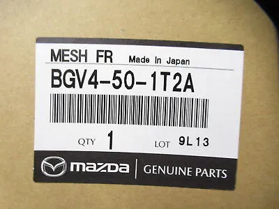 Genuine OEM Mazda BGV4-50-1T2A Front Bumper Grille 2012-13 Mazda 3 W/o Fog Lamps • $113.52