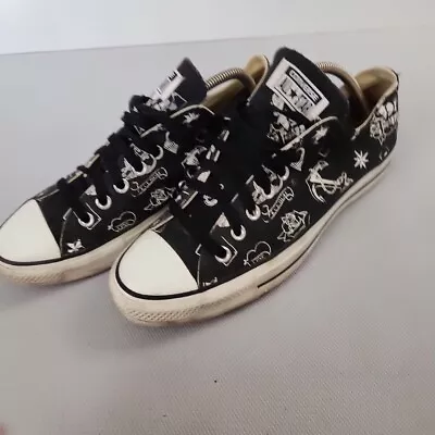 Converse All Star Sneakers. RARE. Tattoo Flash Sailor Jerry. Mens US 10 Unisex • $50