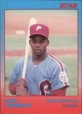 1989 Martinsville Phillies Star #30 Cory Thomas • $1.49