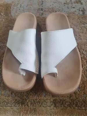 Gabor White Sandals Size 5 • £20