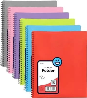 8 Pocket Organizer File Folder Letter Legal Document Organizer Perfect For Offic • $32.99