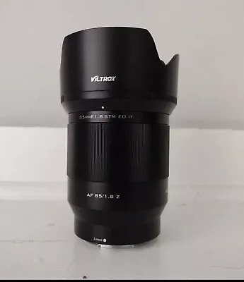 VILTROX 85mm F1.8 STM Autofocus Large Aperture Portrait Lens For Nikon Z-Mount • $300