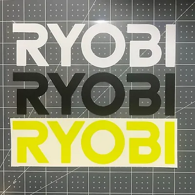 Ryobi Sticker Decal 3.5  5.5   7.5   11   13  15  Power Tools Battery Drill Saw • $2.89