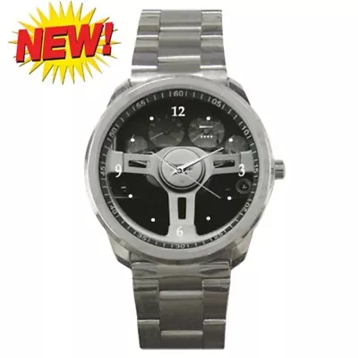 HOT! Mazda Rx7 1985 Steering Wheel SPORT METAL WATCH • $24.99