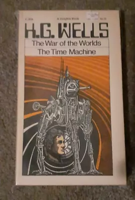 The War Of The Worlds And The Time Machine H.G. Wells Book 1961 Vintage • $10