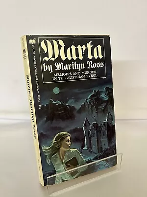 Marta By Marilyn Ross 1973 Warner Paperback Library 1st Print Gothic • $14