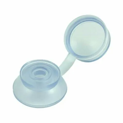 100 Clear Strap Cap Washers For Corrugated Sheet Fixings • £9.99