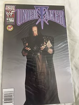 Undertaker #1 Photo Variant Cover CHAOS COMICS 1999 WWF WWE Wrestling  NM • £3.05