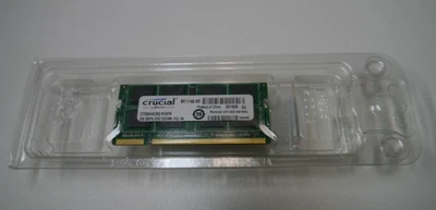 £11.49 • Buy 2GB X 2 = 4GB New Laptop RAM Crucial CT25664AC800 2 GB, PC2-6400 DDR2-800 SODIMM