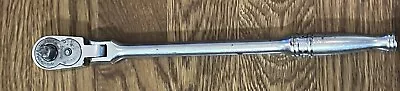 Vintage Snap On Tools 3/8” Drive 11” Long Handle Flex Head Ratchet F731 • $56.95