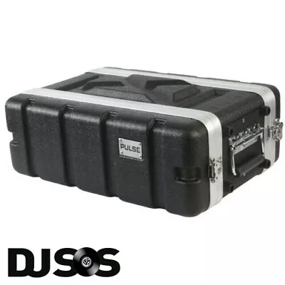 Pulse - ABS-3US Rack Flightcase - 3U SHALLOW DJ Gear Case Carry Carrying Flight  • £85.12