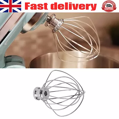 £11.79 • Buy For Kitchen Aid Stainless Steel K45WW 6 Wire Whip 4.5Qt Mixer Attachment Whisk