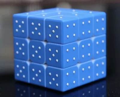 £8.59 • Buy Braille Magic Cube For Blind Sight Impaired Novelty Gift Adult Kids Puzzle Toy