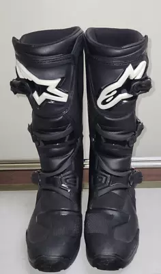 Alpinestars Tech 3 Enduro Motorcycle Boots Shoes Black Size 11 2013118 • $175