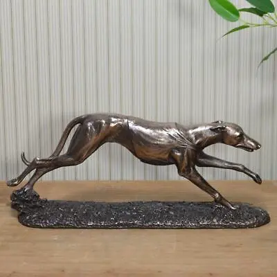 £36.95 • Buy Bronze Effect Greyhound Sculpture Dog Statue Ornament Figure Gift