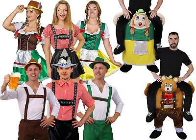 £19.99 • Buy German Beer Festival Oktoberfest Mens Womans Fancy Dress Costumes Accessories