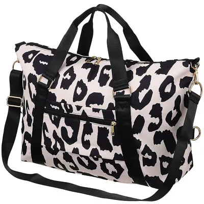 £22.34 • Buy Cow Print Luggage Bag Weekend Tote Bag Gym Bag Oxford Cloth Fitness