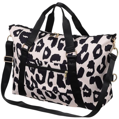 £22.34 • Buy Cow Print Luggage Bag Weekend Tote Bag Gym Bag Oxford Cloth Fitness