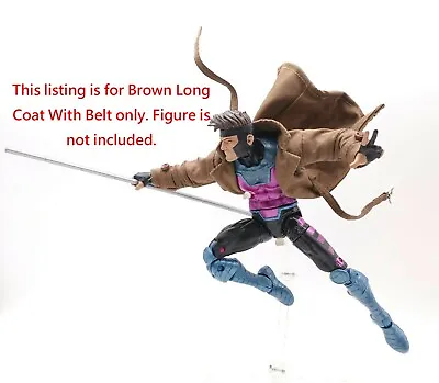 Marvel Legends X-MEN Gambit Dedicated Brown Long Coat With Belt • $25