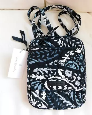 VERA BRADLEY Mini Hipster Crossbody - Paisley Noir - Black & White - NWT • $37.95