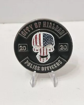 Miami Hialeah Police Midnight Glow In Dark Challenge Coin Police Officer • $10