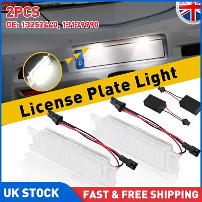 LED License Number Plate Light For Vauxhall/Opel Astra H Corsa C D Zafira B Adam • $14.91