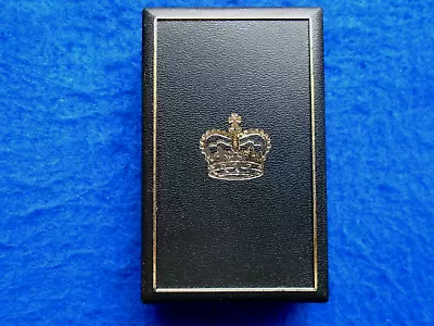 Military Queens Crown Plastic Medal Box Velvet Inner Afghanistan Medal & Other • £12