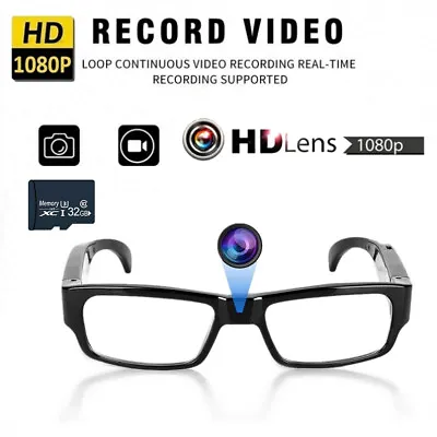 1080P HD Mini Eyewear Security Camera Sunglasses Video Recorder DVR Glasses 32GB • $42.43