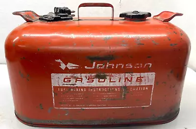 Johnson Outboard Gasoline Fuel Tank 6 Gallon Clean Inside With Pictures • $75