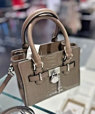Michael Kors Hamilton XS MINI Satchel Shoulder Handbag Crossbody Bag In Dusk • $116