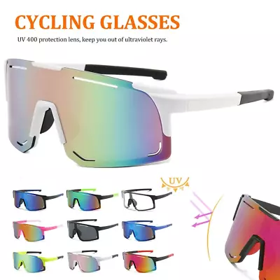 Polarized Cycling Sunglasses UV Protection Windproof Glasses Bike Sports Glasses • $11.99