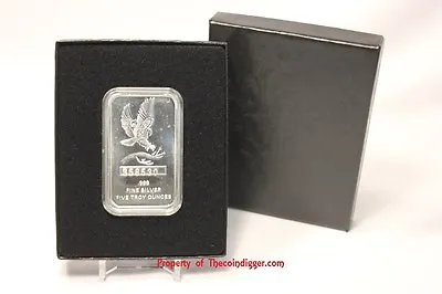 2 Air-tite 5oz Silver Bar Direct Fit Capsule Storage Gift Box & Acrylic Holder • $25.90