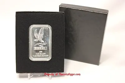 3 AIR-TITE 5oz Silver Bar Holder Acrylic Direct Fit Capsule & Storage Gift Box • $36.49