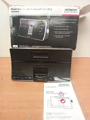 Hitachi Music Center With IPad Docking Station - Black - Boxed (HPS249UK)  • £34.99