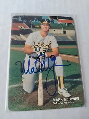 Mark McGwire 1988 Mothers Cookies Autograph #3 NM RARE ATHLETICS • $39.99