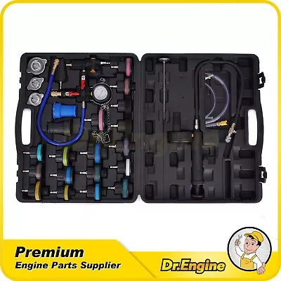 28pcs Radiator Pressure Tester Vacuum Cooling System Kit Coolant Vacuum Refill • $94.50