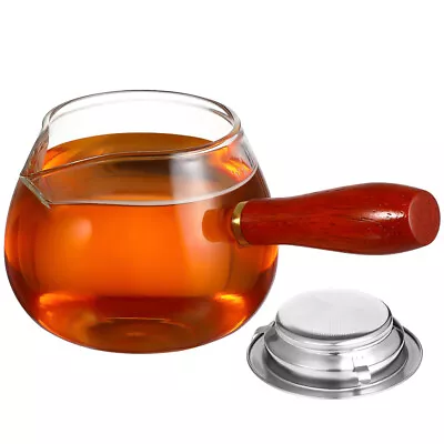 Glass Teapot With Infuser Japanese Boiling Stovetop Loose Leaf Tea-SC • £14.58