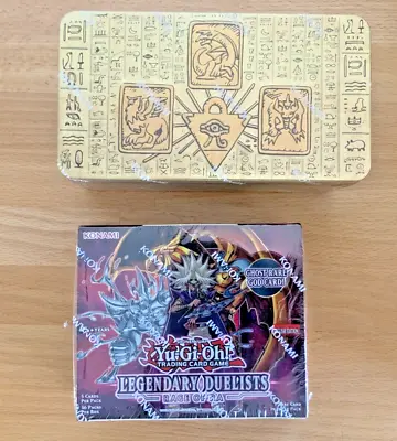 Yu-Gi-Oh! Rage Of Ra (Unl.) - Booster Box - Tin Of Pharaoh Gods - Sealed • £95