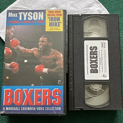 VHS Boxers Video - Mike TYSON V Berbick Spinks Bruno  • $4.67