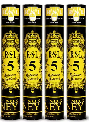 $35 • Buy Genuine RSL Tourney No.5 Shuttlecocks Badminton Shuttle