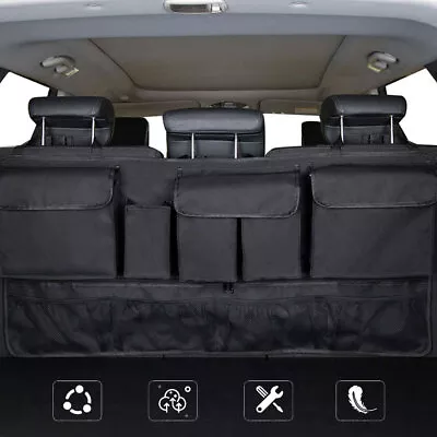 1x Car Vehicle Cargo Net Pocket Organizer Hanging Seat Storage Bag Accessories  • $29.69