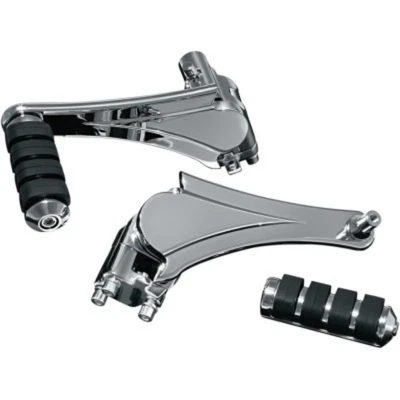 $228.59 • Buy Kuryakyn 4353 Chrome Adjustable Passenger Pegs Harley FLHT/FLHR 10-19 FLTR 11-13