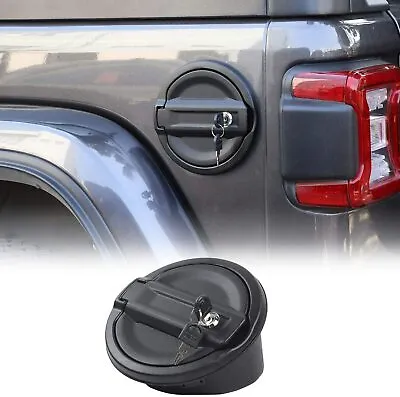 Gas Cap Cover Locking Fuel Door For 18-23 Jeep Wrangler JL Sport Rubicon Sahara • $35.99