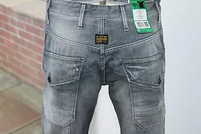 BNWT Mens G-Star W33 L29 Grey 33S Jeans SKIFF 5620 3D LOOSE • £29.99