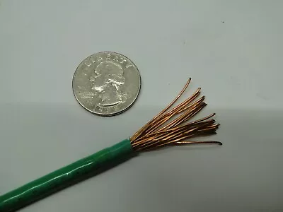 8 AWG Copper THHN THWN-2 Building / Grounding Wire Green / Per Foot - • $0.99