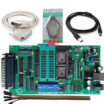 SPI 25xx EPROM Programmer BIOS009 PICsupport 0.98d12 Clip PLCC32+SOIC Module • $36.85