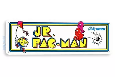 Jr Pac-Man Arcade Sign Classic Arcade Game Marquee Game Room Tin Sign C484 • $8.45