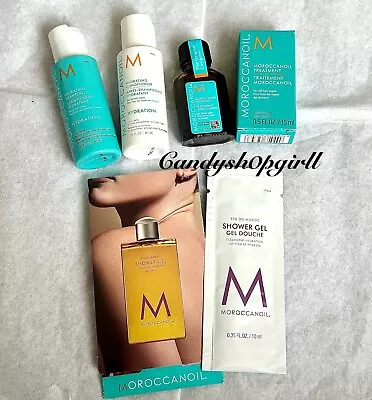 4PC Moroccanoil Hydrating Shampoo & Conditioner/Hair Treatment Oil & Shower Gel • $29.99