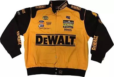 DeWALT NASCAR Matt Kenseth #17 Men's Gold Twill Uniform Men's Jacket 3XL & 4XL • $124.95