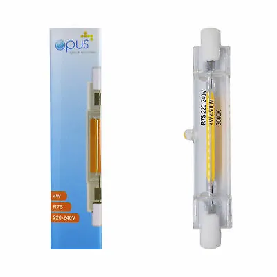 Opus 4 Watt Linear LED R7s 78mm Warm White Light Bulb • £5.95